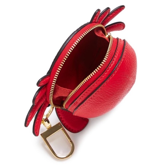 TORY BURCH Carl The Crab Keyfob Coin Purse Bag Charm - 39132 - Picture 3 of 11